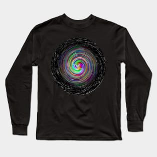 sphere bw rainbow Long Sleeve T-Shirt